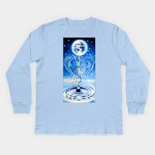 Water, the source of life Kids Long Sleeve T-Shirt